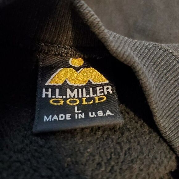 Vtg 90s Golden Gate Sweatshirt HL Miller Gold USA - Picture 3 of 5